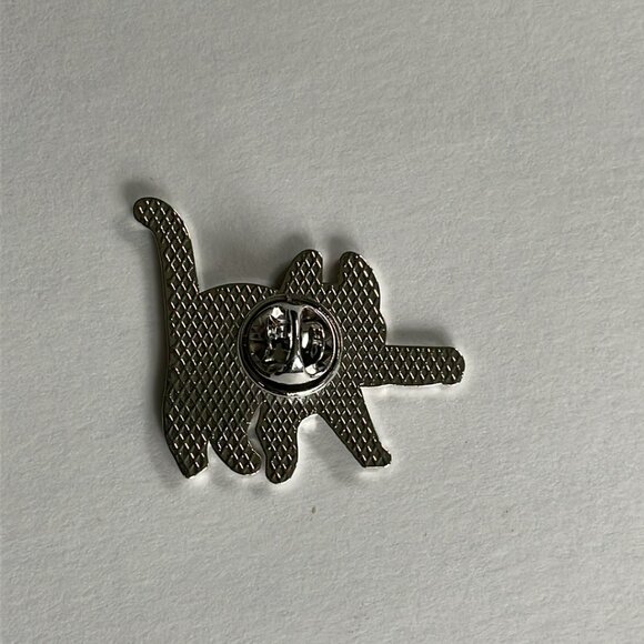 *♪ Naughty Black Cat Kitty Enamel Pin *♪ - Picture 3 of 4